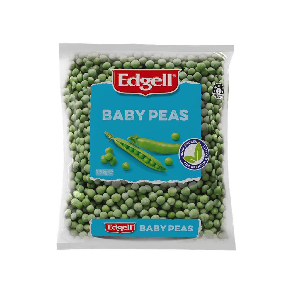 BABY PEAS FROZEN EDGELL (6x1.5KG)13661 