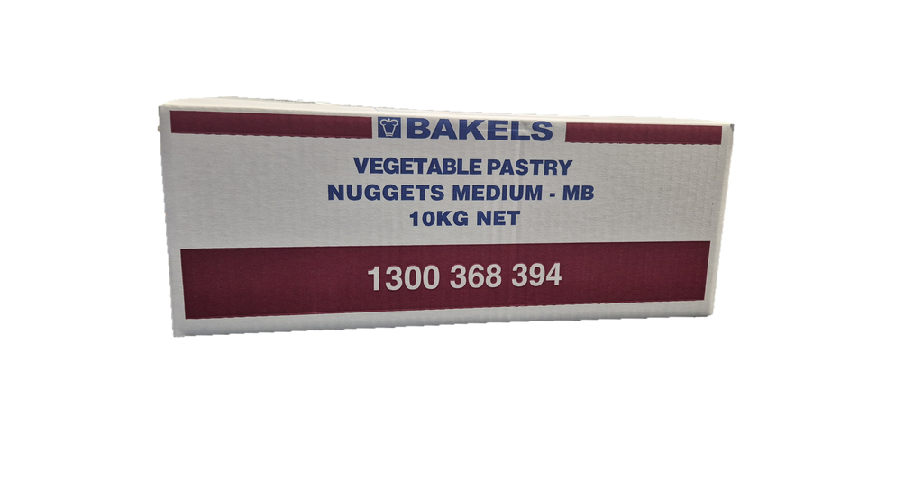 PASTRY NUGGETS VEGETABLE MEDIUM BAKELS 10KG  166022