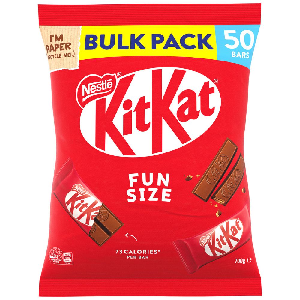 KIT KAT FUN SIZE (50x14gm) NESTLE 700gm