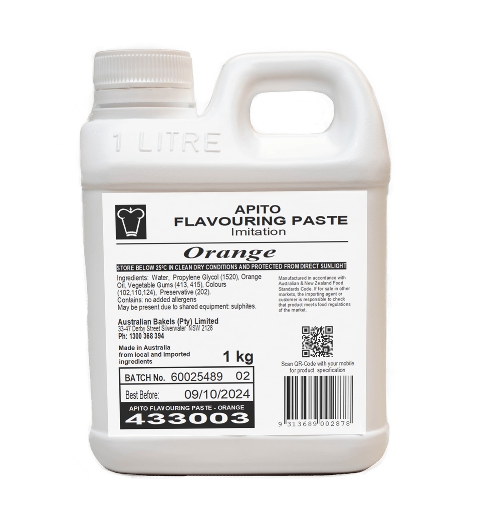 ORANGE PASTE BAKELS APITO 1KG