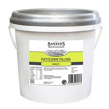 APRICOT PATISSERIE FILLING BARKERS 4.5KG
