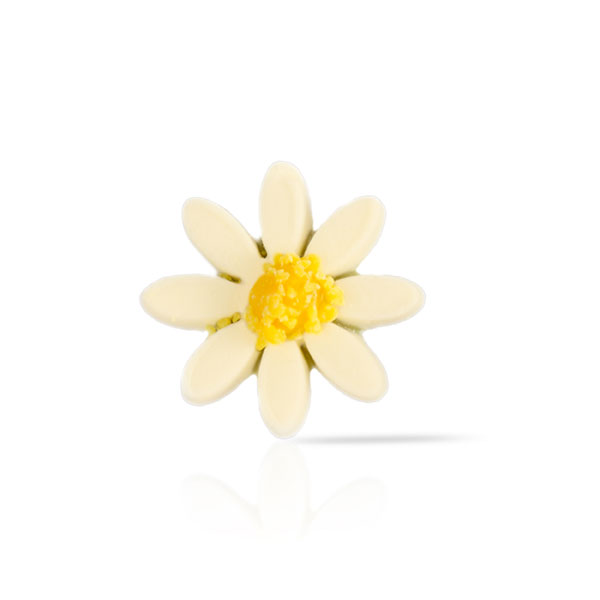DECORATION WHITE DAISY 108/259gm 34mm 78324