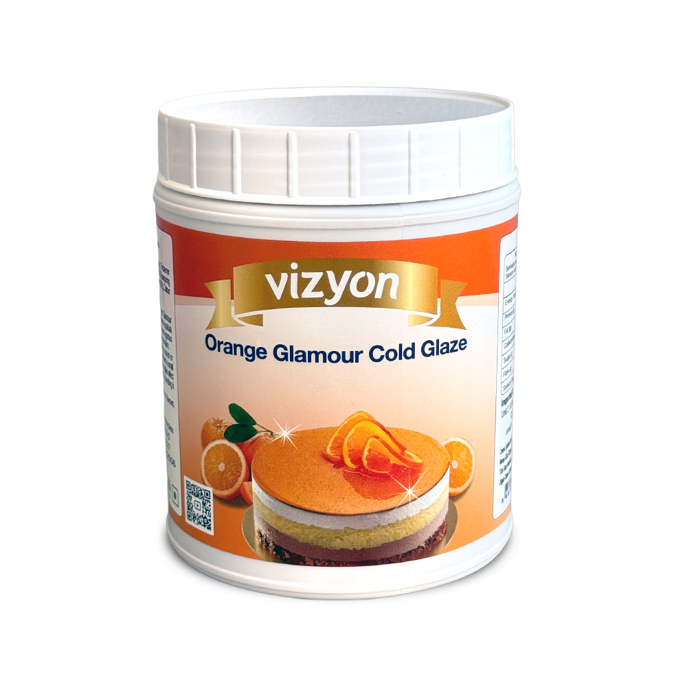GLAZE ORANGE GLAMOUR COLD GLAZE VIZYON 1KG  