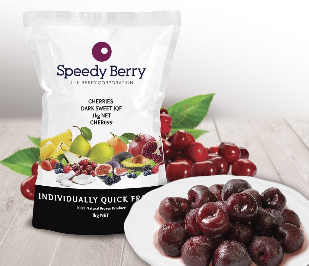 CHERRY PITTED SWEET FROZEN 1KG SPEEDYBERRY