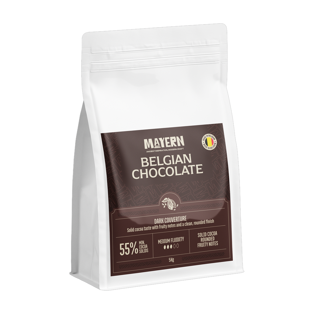 DARK CHOCOLATE CALLET 55% (2x5kg)10kg BELGIAN MAYERN MAYDRK5