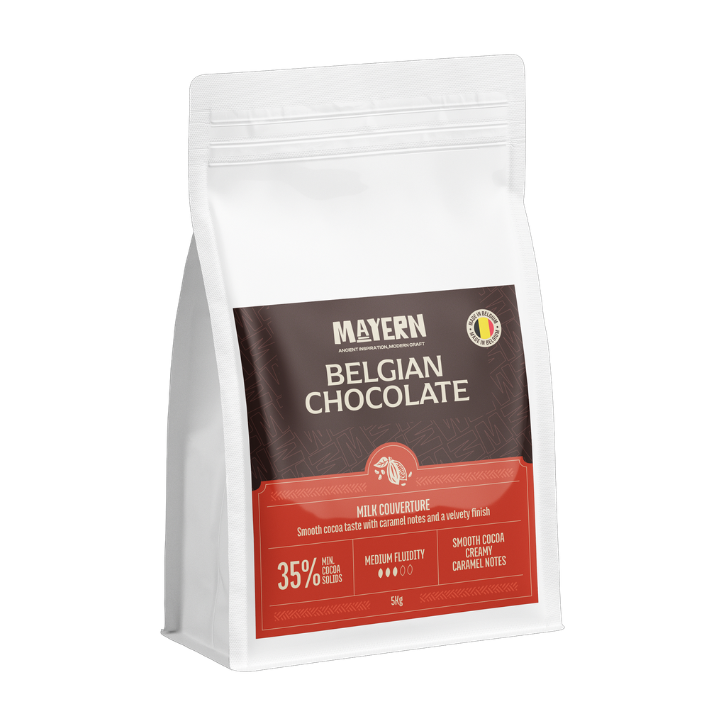 MILK CHOCOLATE CALLET 35% (2x5kg)10kg BELGIAN MAYERN MAYMLK5