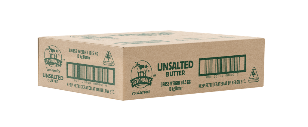 BUTTER BLOCK UNSALTED DEVONDALE 10KG 1017871