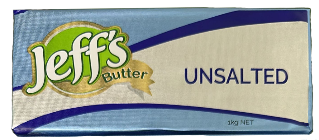 BUTTER UNSALTED JEFFS USA 10x1kg