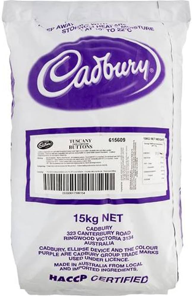 CADBURY TUSCANY BUTTONS 15KG 615609