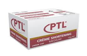 PTL CREME SHORTENING CREME CUP MED 15KG