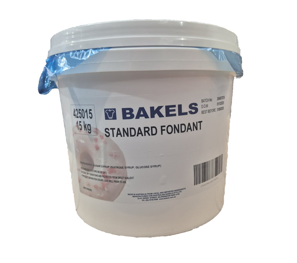 FONDANT STANDARD BAKELS 15KG 425015