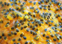 PASSIONFRUIT PULP with SEED FRZ 1KG TUB/BAG