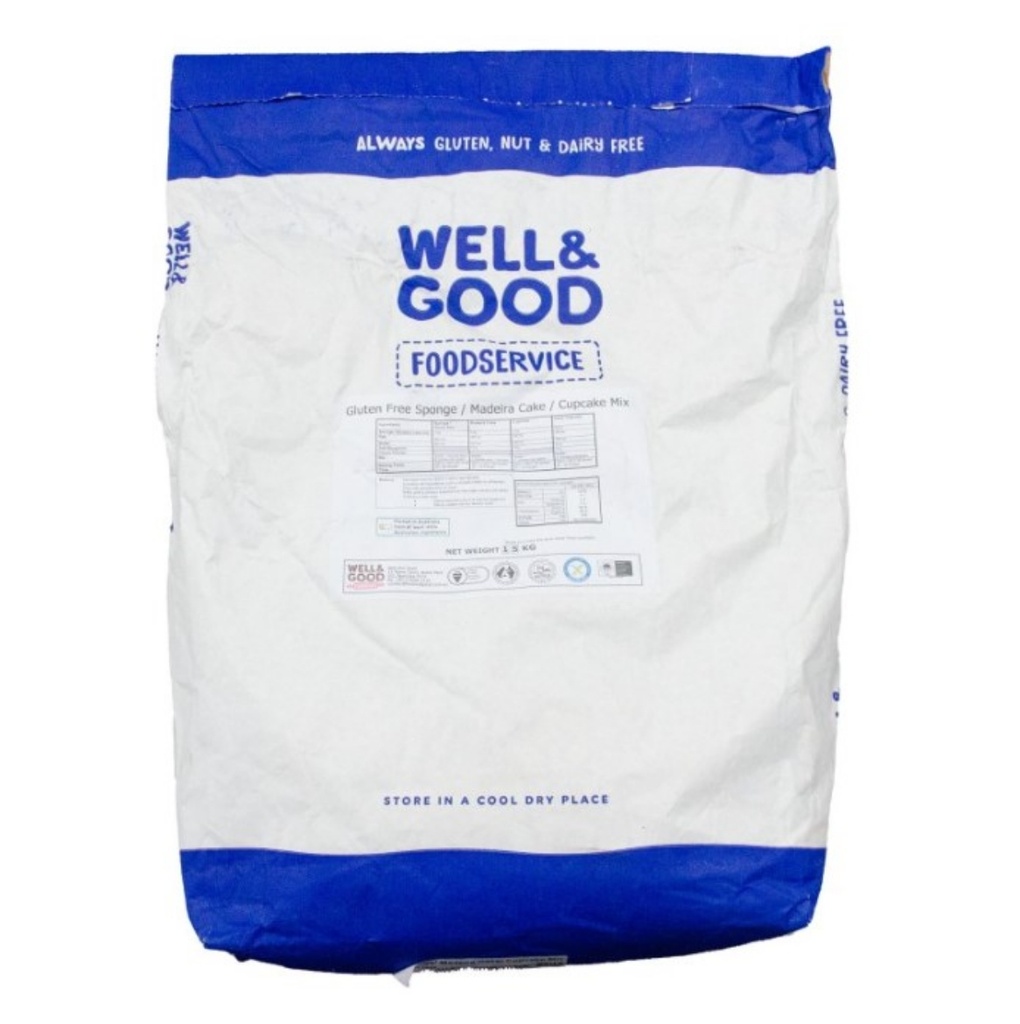 MUFFIN MIX GLUTEN FREE WELL & GOOD 15KG
