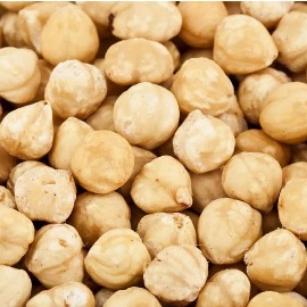 HAZELNUTS BLANCHED WHOLE 14KG CTN