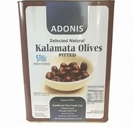 OLIVES KALAMATA PITTED ADONIS 10KG D.W