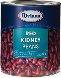RIVIANA RED KIDNEY BEANS 3KG CAN 2479062