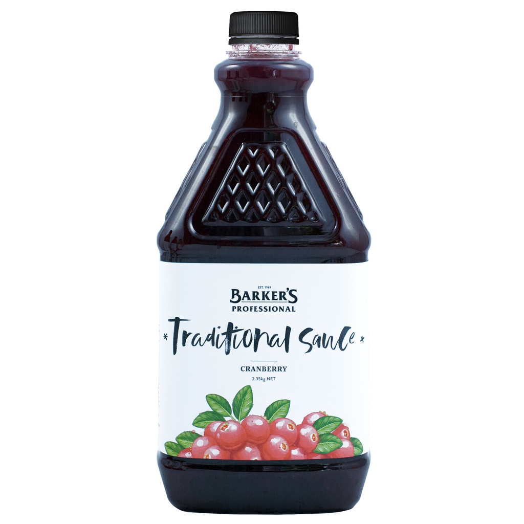 SAUCE CRANBERRY 2.35KG BARKERS