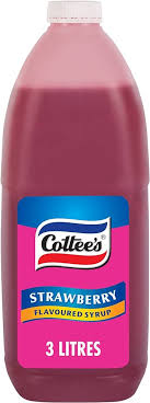 STRAWBERRY SYRUP TOPPING 3L COTTEES