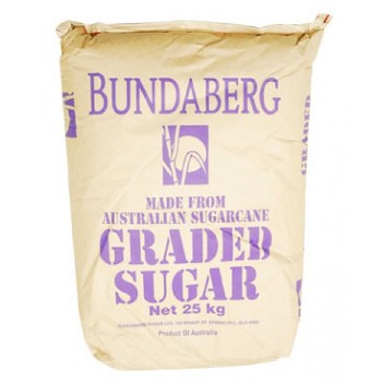 SUGAR WHITE GRADED BUNDABERG 25KG BAG