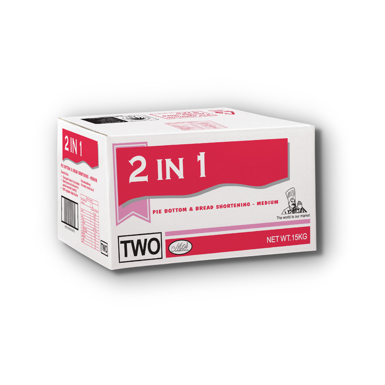 2 IN 1 PIE & BREAD SHORTENING MEDIUM 15KG TWO
