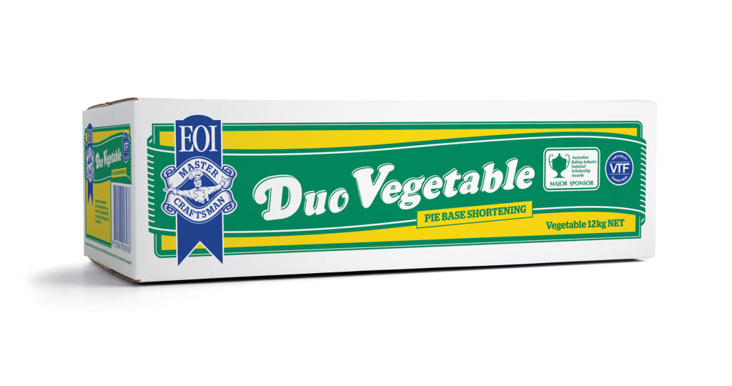 EOI DUO VEGETABLE PIE BASE SHORTENING 12KG