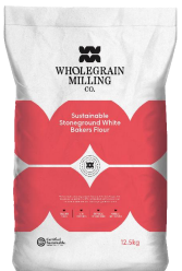 FLOUR WHITE BAKERS SUSTAINABLE STONEGROUND WHOLEGRAIN MILLING ***RED & WHITE*** 12.5KG