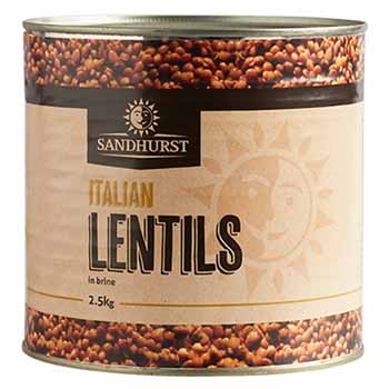 [LENTILS2.5] LENTILS BROWN in BRINE (6 x 2.5KG)CTN