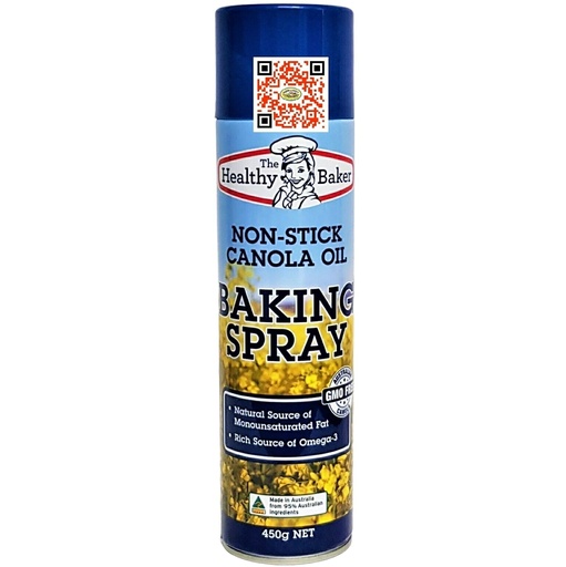 [MANISPRAY450] CANOLA OIL SPRAY 12 X 450G HEALTHY BAKERS