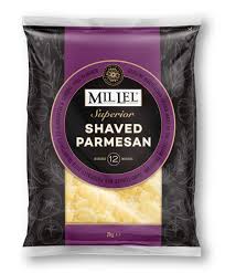 [PARMSHV] MILLEL SUPERIOR SHAVED PARMESAN CHEESE 2KG