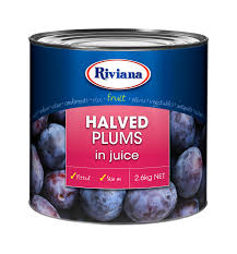 [PLUMS] RIVIANA HALVED PLUMS 3x2.6KG 2423478