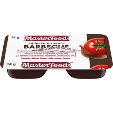 [SCEBBQSQ] SAUCE BBQ M/FOODS SQUEEZE-ON 14G x100