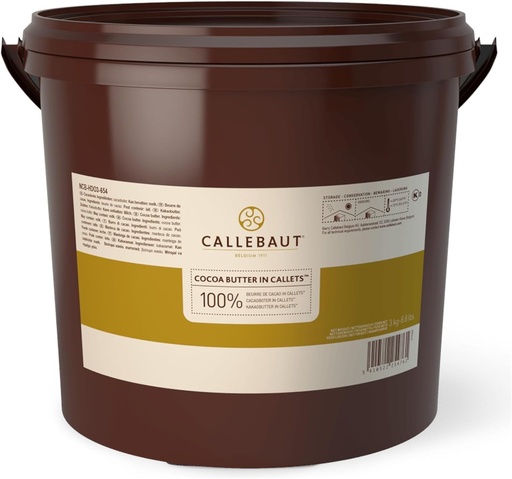 [CBC3C] COCOA BUTTER CALLETS 3KG CALLEBAUT