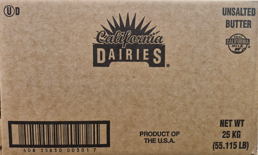 [BUTTERUSA] BUTTER UNSALTED USA - 25KG