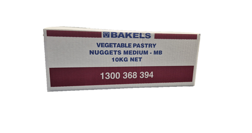 [PNVMB10] PASTRY NUGGETS VEGETABLE MEDIUM BAKELS 10KG  166022