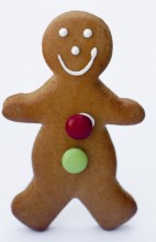 [GBMPC24] GINGERBREAD MEN PLAIN CHRISTEN'S 24 x 40gm W8010