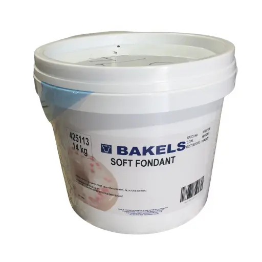 [BSF15KG] BAKELS SOFT FONDANT 15KG PAIL 425115