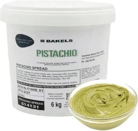 [BPS6KG] PISTACHIO SPREAD BAKELS 6KG 514131