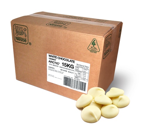 [ARCTIC] WHITE CHOCOLATE ARCTIC BUTTONS NESTLE 15KG