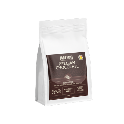 [MAYDRK25] DARK CHOCOLATE CALLET 55% 2.5KG BELGIAN MAYERN MAYDRK25