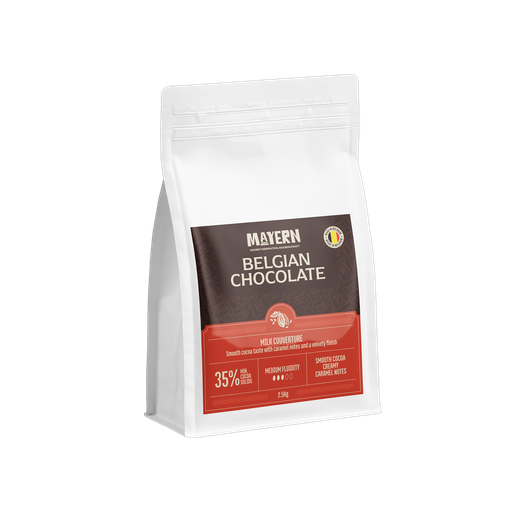 [MAYMLK25] MILK CHOCOLATE CALLET 35% 2.5KG BELGIAN MAYERN MAYMLK25 