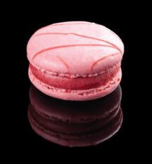 [MACRASP72] MACARONS RASPBERRY LAROSE NOIRE 72 x 17gm CTN 