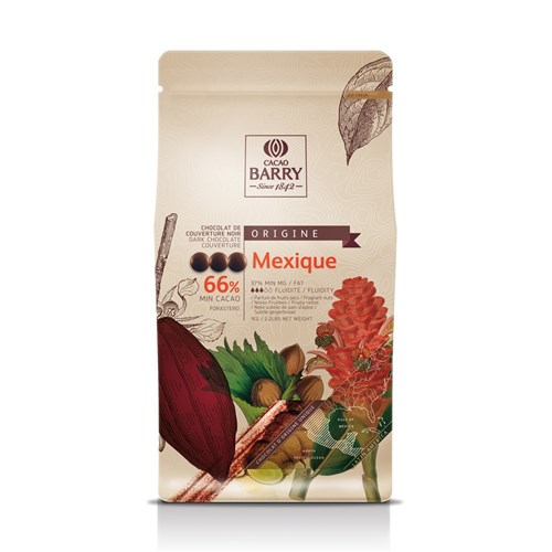 [CBARRYMEX1KG] C/BARRY Pistoles MEXICO ORIGINE 66% 1KG