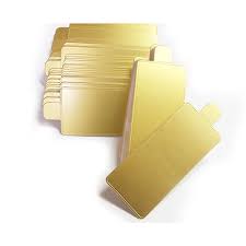 [CBASETBRS] TAB BOARD  RECTANGULAR FOILED GOLD 90-110mx 55-60mm 50pkt