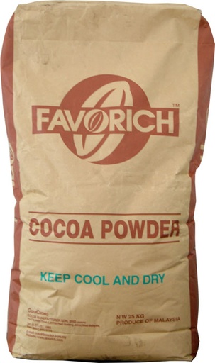 [COCOA25] COCOA POWDER NATURAL 10-12% MOI 25KG CPGP-100-11