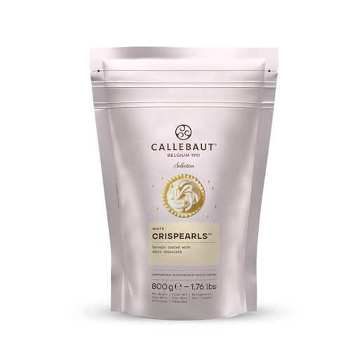 [CRISPYWHITE] WHITE CHOCOLATE CRISPEARLS 800GM CALLEBAUT