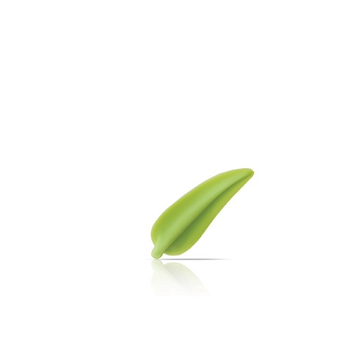 [DOB77318] CHOCOLATE LEAF MINI ELEGANCE GREEN/WHITE 264g/576pkt 30x15mm
