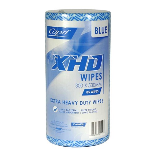 [HANDWIPES85] CLOTH WIPES BLUE CAPRI 300x530mm C-W10900